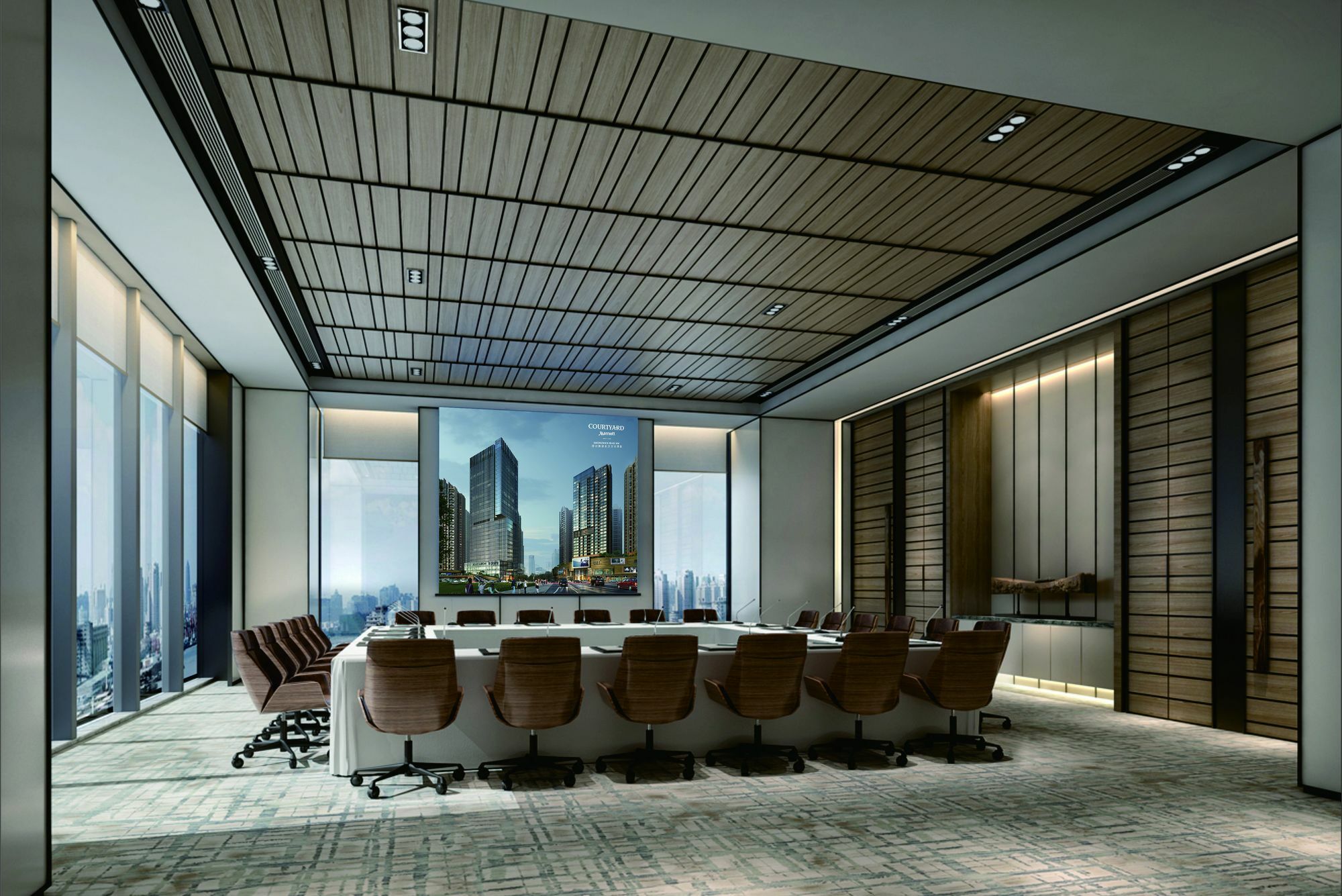 Courtyard By Marriott Shenzhen Bao'An Hotel Екстериор снимка